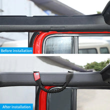 For 2024+ Jeep Wrangler JL/Gladiator JT 2 x Roll Bar Roof Top Paracord Grab Handles Grip US Flag RT-TCZ