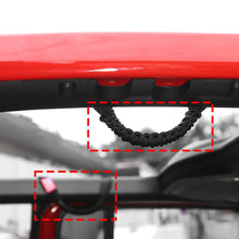 For 2024+ Jeep Wrangler JL/Gladiator JT 2 x Roll Bar Roof Top Paracord Grab Handles Grip US Flag RT-TCZ