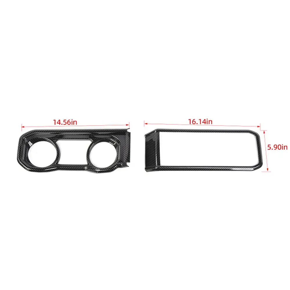 RT-TCZ For Jeep JL Dash Cluster Instrument Panel Insert Gauges Trim Ring Cover For Jeep Wrangler JL JLU Gladiator JT 2018-2023 Purple Interior Accessories 3pcs, Dash Covers & Pads - Canada