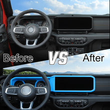 For 2024+ Jeep Wrangler JL/Gladiator JT 2x Dashboard Trim + Navigation Panel Cover Kit RT-TCZ