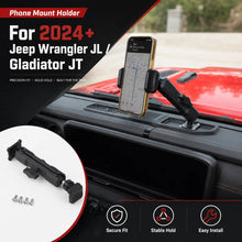 For 2024+ Jeep Wrangler JL/Gladiator JT Car Mobile Phone Mount Stand Holder RT-TCZ