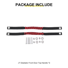For 2024+ Jeep Wrangler JL/Gladiator JT Front Roll Bar Grab Handles Grip Handle Accessories (2 pcs) RT-TCZ