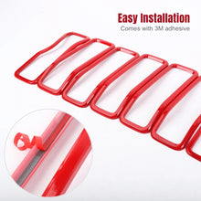 For 2024+ Jeep Wrangler JL/ Gladiator JT Grille Insert + Front Headlight Bezels Trim RT-TCZ