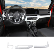 For 2024+ Jeep Wrangler JL/Gladiator JT Headlight & Air Conditioning Control & Passenger Handle Panel Trim RT-TCZ