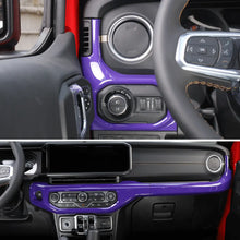 For 2024+ Jeep Wrangler JL/Gladiator JT Headlight & Air Conditioning Control & Passenger Handle Panel Trim RT-TCZ