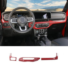 For 2024+ Jeep Wrangler JL/Gladiator JT Headlight & Air Conditioning Control & Passenger Handle Panel Trim RT-TCZ