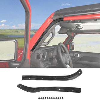 For 2024+ Jeep Wrangler JL/Gladiator JT New Front Door Weather Strip Seal Trim Kit RT-TCZ