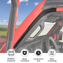 For 2024+ Jeep Wrangler JL/Gladiator JT New Front Door Weather Strip Seal Trim Kit RT-TCZ