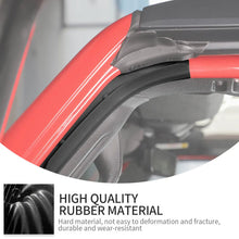 For 2024+ Jeep Wrangler JL/Gladiator JT New Front Door Weather Strip Seal Trim Kit RT-TCZ