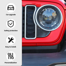 For 2024+ Jeep Wrangler JL/Gladiator JT Side Triangle Grill Trim Covers RT-TCZ