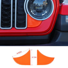 For 2024+ Jeep Wrangler JL/Gladiator JT Side Triangle Grill Trim Covers RT-TCZ