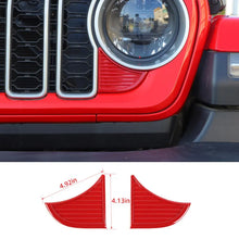 For 2024+ Jeep Wrangler JL/Gladiator JT Side Triangle Grill Trim Covers RT-TCZ