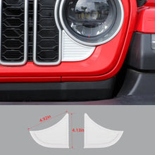 For 2024+ Jeep Wrangler JL/Gladiator JT Side Triangle Grill Trim Covers RT-TCZ