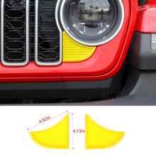 For 2024+ Jeep Wrangler JL/Gladiator JT Side Triangle Grill Trim Covers RT-TCZ