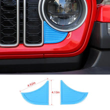 For 2024+ Jeep Wrangler JL/Gladiator JT Side Triangle Grill Trim Covers RT-TCZ