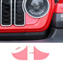 For 2024+ Jeep Wrangler JL/Gladiator JT Side Triangle Grill Trim Covers RT-TCZ