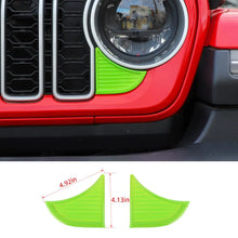 For 2024+ Jeep Wrangler JL/Gladiator JT Side Triangle Grill Trim Covers RT-TCZ