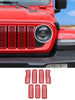 For 2024+ Jeep Wrangler JL/Gladiator JT Upgrade Front Honeycomb Mesh Grille Inserts Trim RT-TCZ