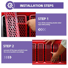 For 2024+ Jeep Wrangler JL/Gladiator JT Upgrade Front Honeycomb Mesh Grille Inserts Trim RT-TCZ