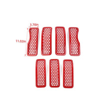 For 2024+ Jeep Wrangler JL/Gladiator JT Upgrade Front Honeycomb Mesh Grille Inserts Trim RT-TCZ