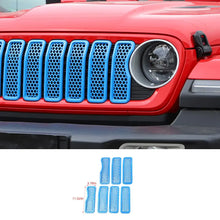 For 2024+ Jeep Wrangler JL/Gladiator JT Upgrade Front Honeycomb Mesh Grille Inserts Trim RT-TCZ
