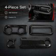 For 2024+ Jeep Wrangler JL JLU/Gladiator JT Dashboard & Navigation Panel Trim Cover Kit RT-TCZ