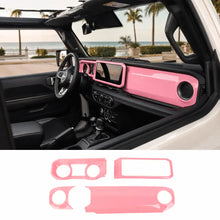For 2024+ Jeep Wrangler JL JLU/Gladiator JT Dashboard & Navigation Panel Trim Cover Kit RT-TCZ