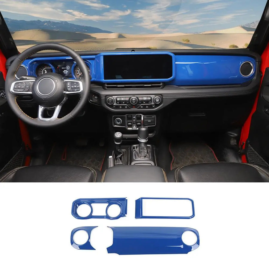 For Jeep Wrangler JL/Gladiator JT 2024+ Dashboard & Navigation