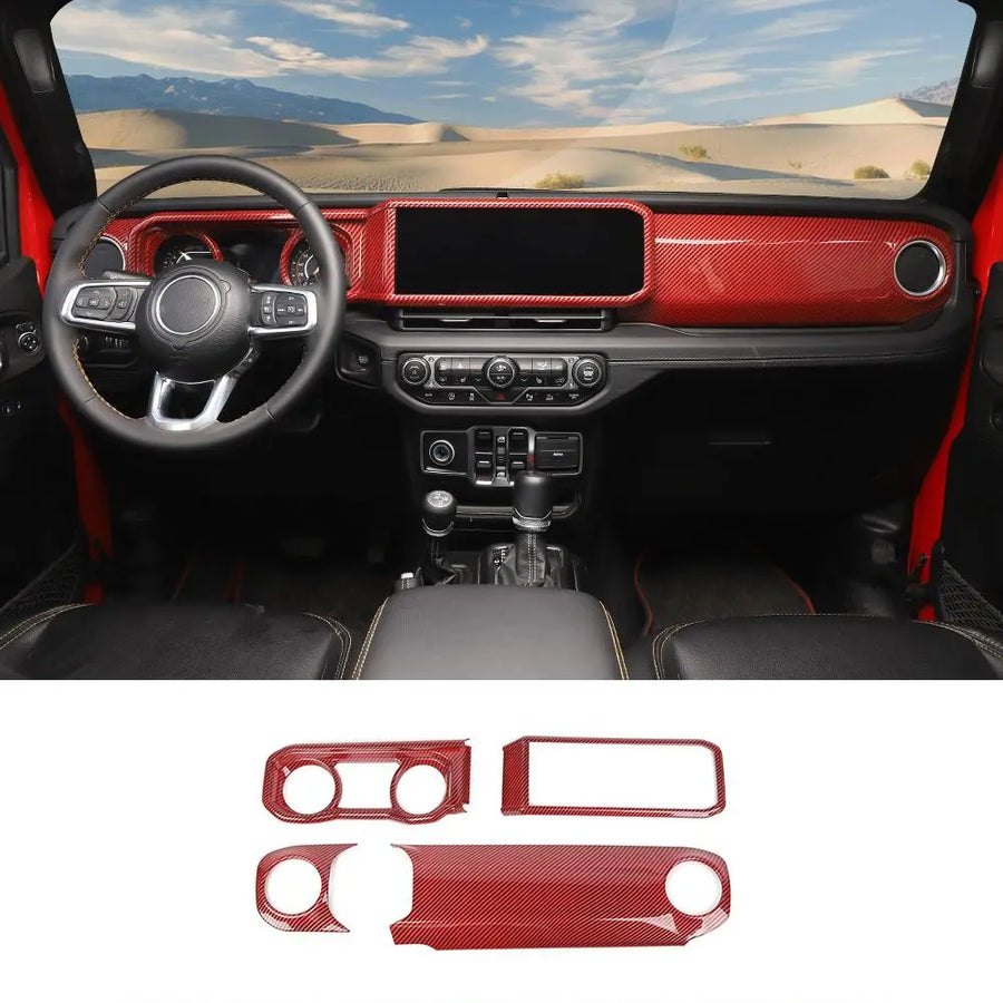 For Jeep Wrangler JL/Gladiator JT 2024+ Dashboard & Navigation
