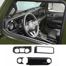 For 2024+ Jeep Wrangler JL JLU/Gladiator JT Dashboard & Navigation Panel Trim Cover RT-TCZ