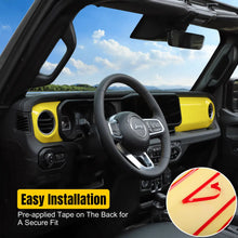 For 2024+ Jeep Wrangler JL JLU & Gladiator JT Co-Pilot Dashboard Panel Trim Cover RT-TCZ