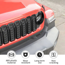 For 2024+ Jeep Wrangler JL/JT Gliadiator Front Bird Headlight /Grille Trim Circle Cover Exterior Accessories RT-TCZ