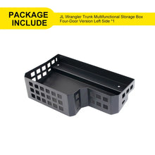 For 2024+ Jeep Wrangler JL Rear Trunk Side Cargo Holder Storage Organizer Box RT-TCZ