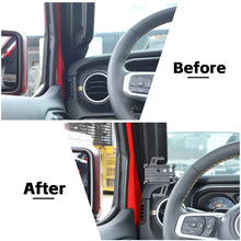 For 2024+ Jeep Wrangler JL & Gladiator JT A-Pillar Grab-Handle Phone Holder Mount Stand RT-TCZ