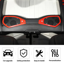 For 2024+ Jeep Wrangler JL & Gladiator JT A-Pillar & Top Roof mount Speaker Decor Ring Trim RT-TCZ