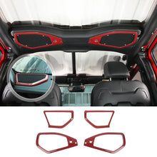 For 2024+ Jeep Wrangler JL & Gladiator JT A-Pillar & Top Roof mount Speaker Decor Ring Trim RT-TCZ