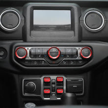For 2024+ Jeep Wrangler JL & Gladiator JT Aluminum Air Vent & Center Console Control Trim Cover Kit RT-TCZ