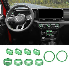 For 2024+ Jeep Wrangler JL & Gladiator JT Aluminum Air Vent & Center Console Control Trim Cover Kit RT-TCZ