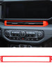 For 2024+ Jeep Wrangler JL & Gladiator JT Center Air Vent Bezel Trim RT-TCZ