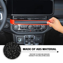 For 2024+ Jeep Wrangler JL & Gladiator JT Center Air Vent Bezel Trim RT-TCZ