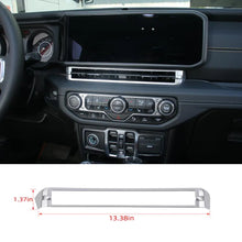 For 2024+ Jeep Wrangler JL & Gladiator JT Center Air Vent Bezel Trim RT-TCZ