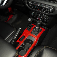 For 2024+ Jeep Wrangler JL & Gladiator JT Center Console Dashboard Gear Shift Bezel Trim Cover Kit (6 pcs) RT-TCZ