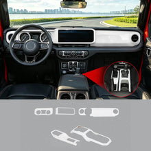 For 2024+ Jeep Wrangler JL & Gladiator JT Center Console Dashboard Gear Shift Bezel Trim Cover Kit (6 pcs) RT-TCZ