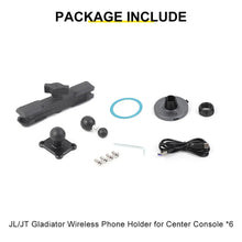 For 2024+ Jeep Wrangler JL & Gladiator JT Center Console Magnetic Wireless Charging Phone Mount Holder (6 pcs) RT-TCZ
