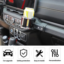 For 2024+ Jeep Wrangler JL & Gladiator JT Co-pilot Handle Water Cup Holder Stand Bracket RT-TCZ