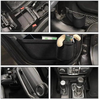 For 2024+ Jeep Wrangler JL & Gladiator JT Dash Console Door & Trunk Organizer Storage Box RT-TCZ