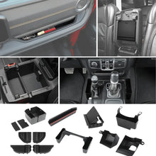 For 2024+ Jeep Wrangler JL & Gladiator JT Dash Console Door & Trunk Organizer Storage Box RT-TCZ