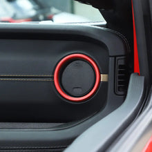 For 2024+ Jeep Wrangler JL & Gladiator JT Dashboard Panel Air Conditioning Vent Trim Ring 2PCS Aluminum Alloy RT-TCZ