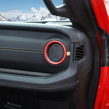 For 2024+ Jeep Wrangler JL & Gladiator JT Dashboard Panel Air Conditioning Vent Trim Ring 2PCS Aluminum Alloy RT-TCZ