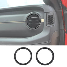 For 2024+ Jeep Wrangler JL & Gladiator JT Dashboard Panel Air Conditioning Vent Trim Ring 2PCS Aluminum Alloy RT-TCZ
